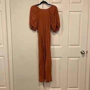 A new day ankle length orange dress